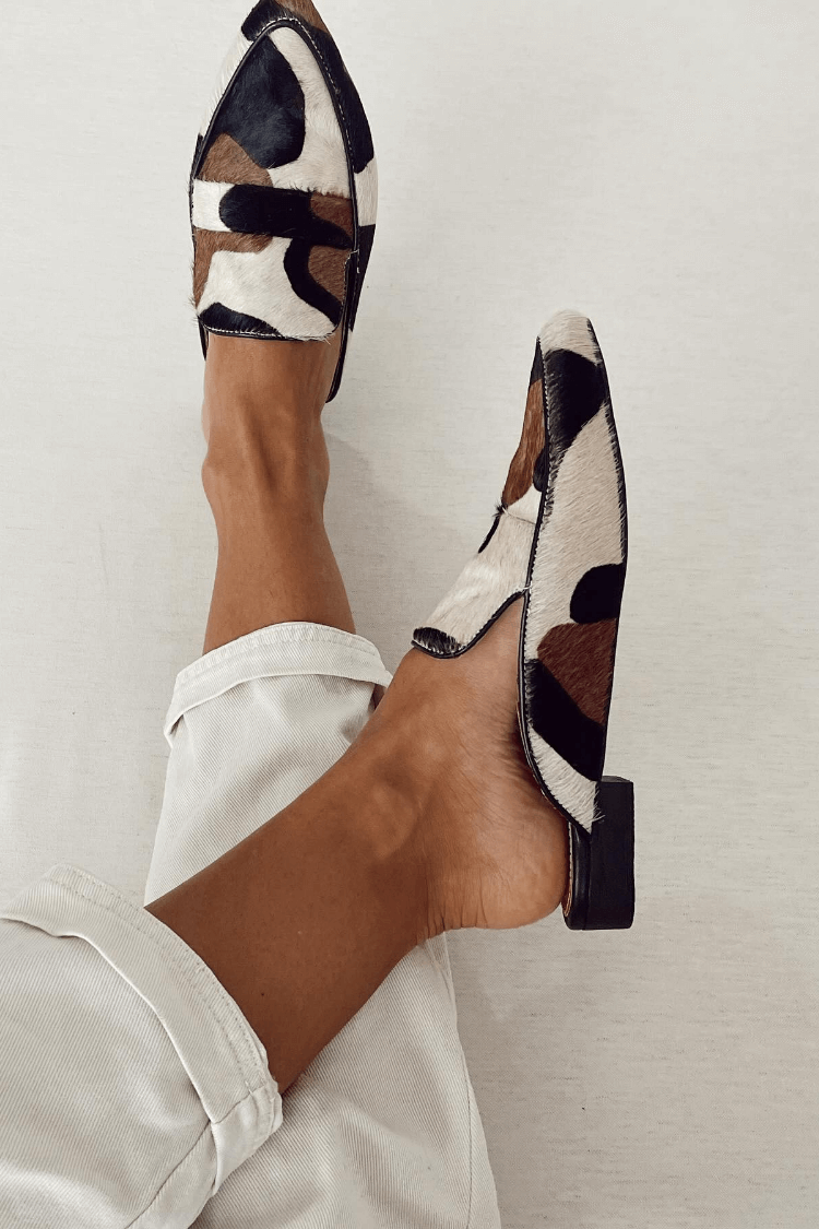 Rory | Chic Cowhide Loafers