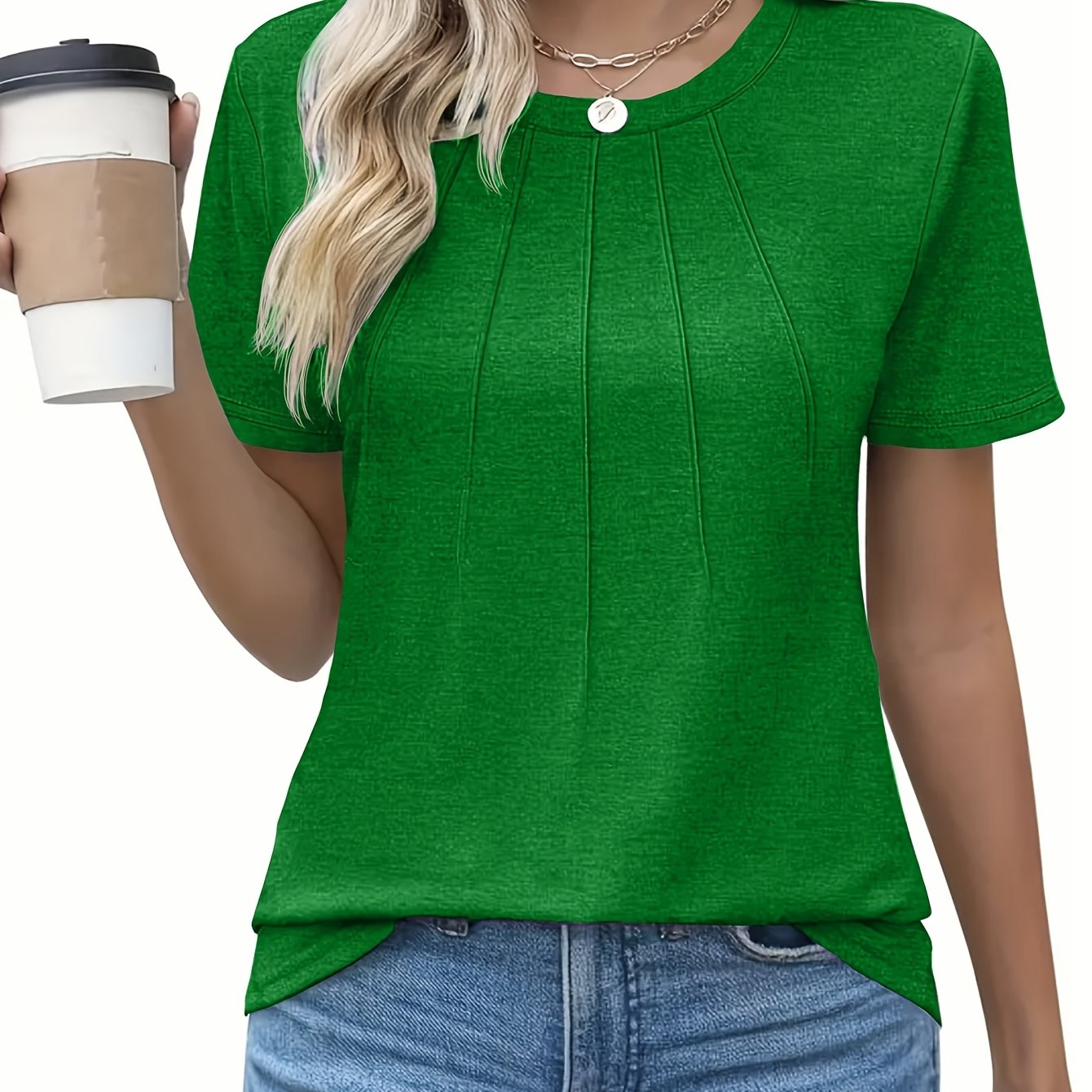 Seraphina | Effortless Pleated Comfort Tee