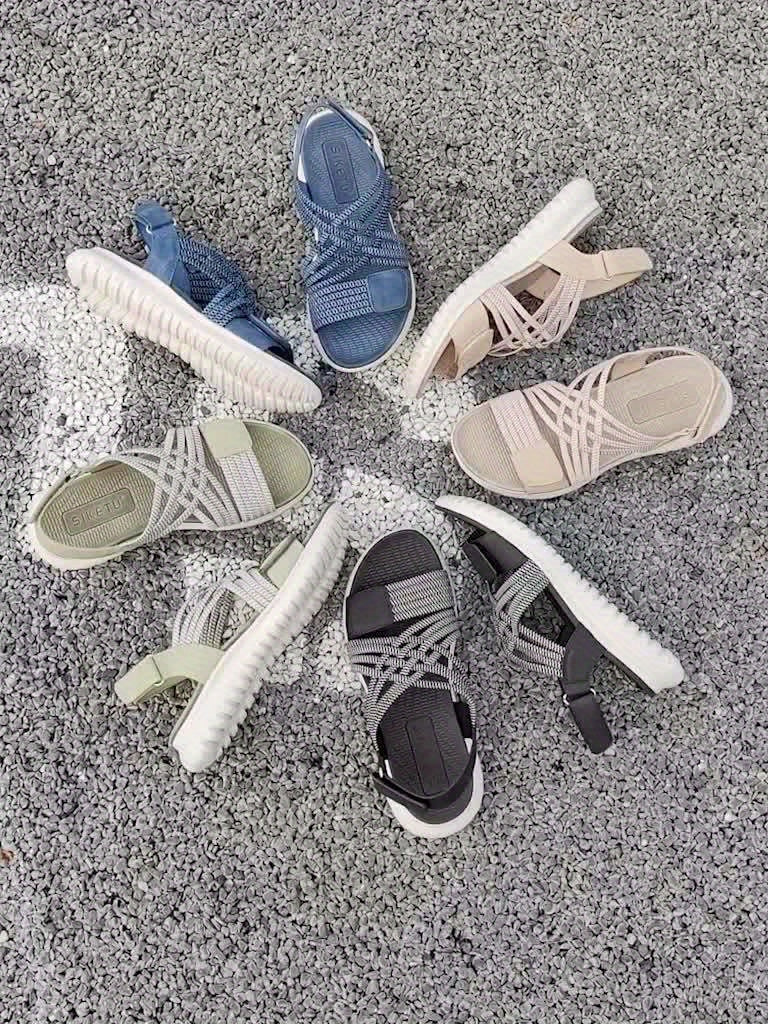Soline | Sporty-Elegant Sandals with High Sole