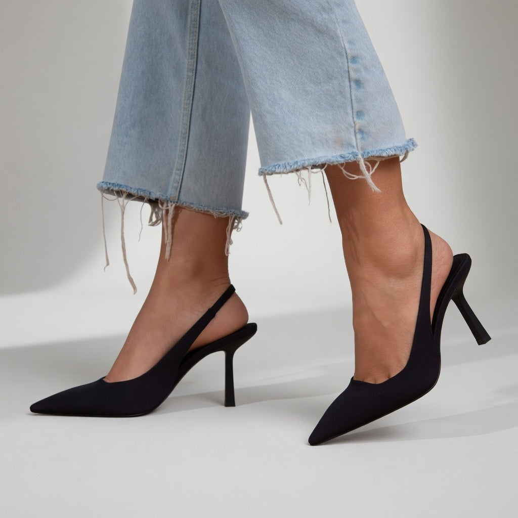 Élizabeth™ — Slingback pump stiletto heel Parisian elegance
