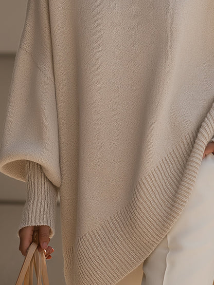 Mona | Cozy Oversized Knit Poncho Sweater
