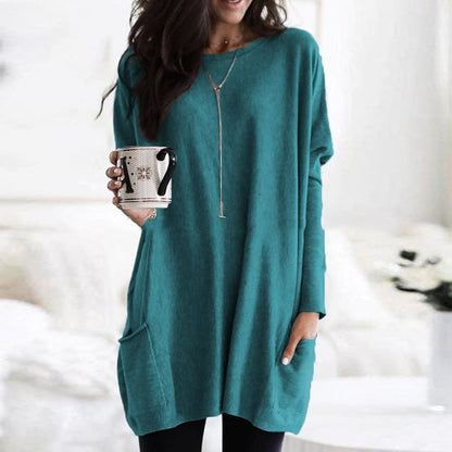 DORIS™ – Comfortable Long Sweater with Pockets for Women