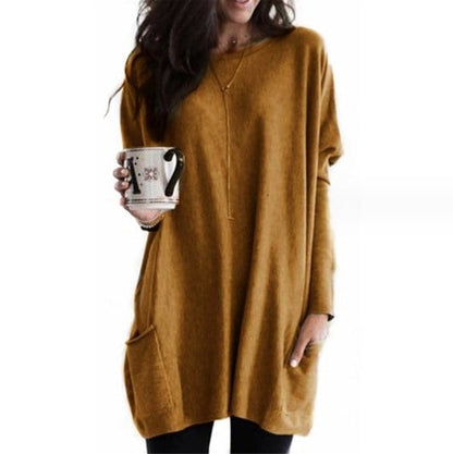 DORIS™ – Comfortable Long Sweater with Pockets for Women