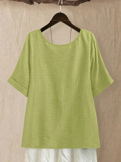 Elara™ | Effortless Oversized Comfort Blouse