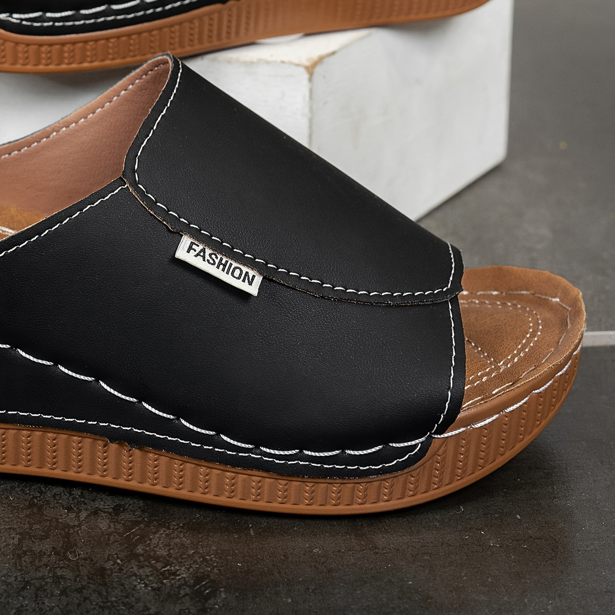 Isabelle | Comfortable Wedge Mule