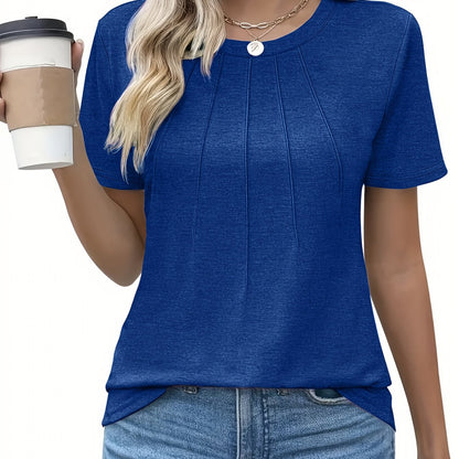 Seraphina | Effortless Pleated Comfort Tee