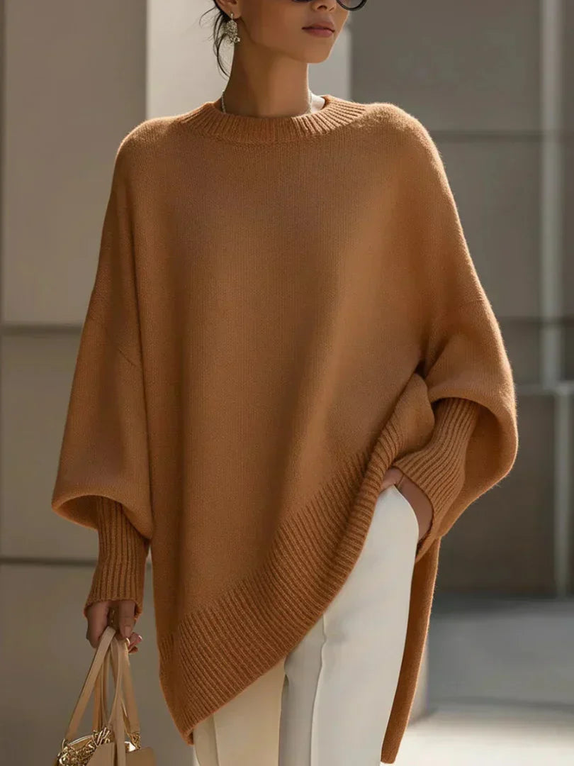 Mona | Cozy Oversized Knit Poncho Sweater