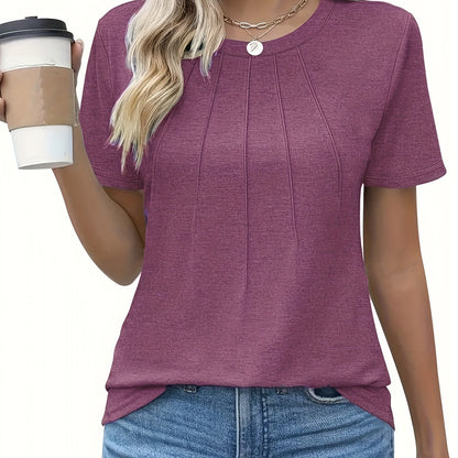 Seraphina | Effortless Pleated Comfort Tee