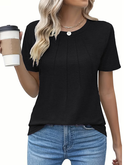 Seraphina | Effortless Pleated Comfort Tee