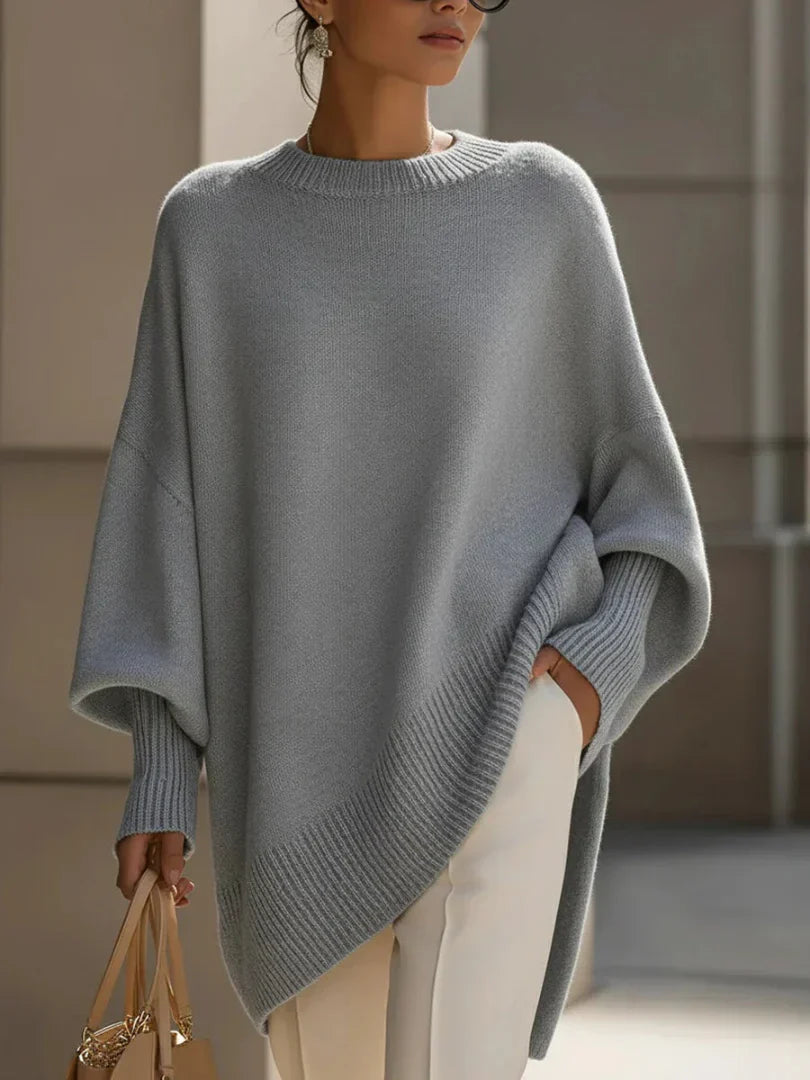 Mona | Cozy Oversized Knit Poncho Sweater