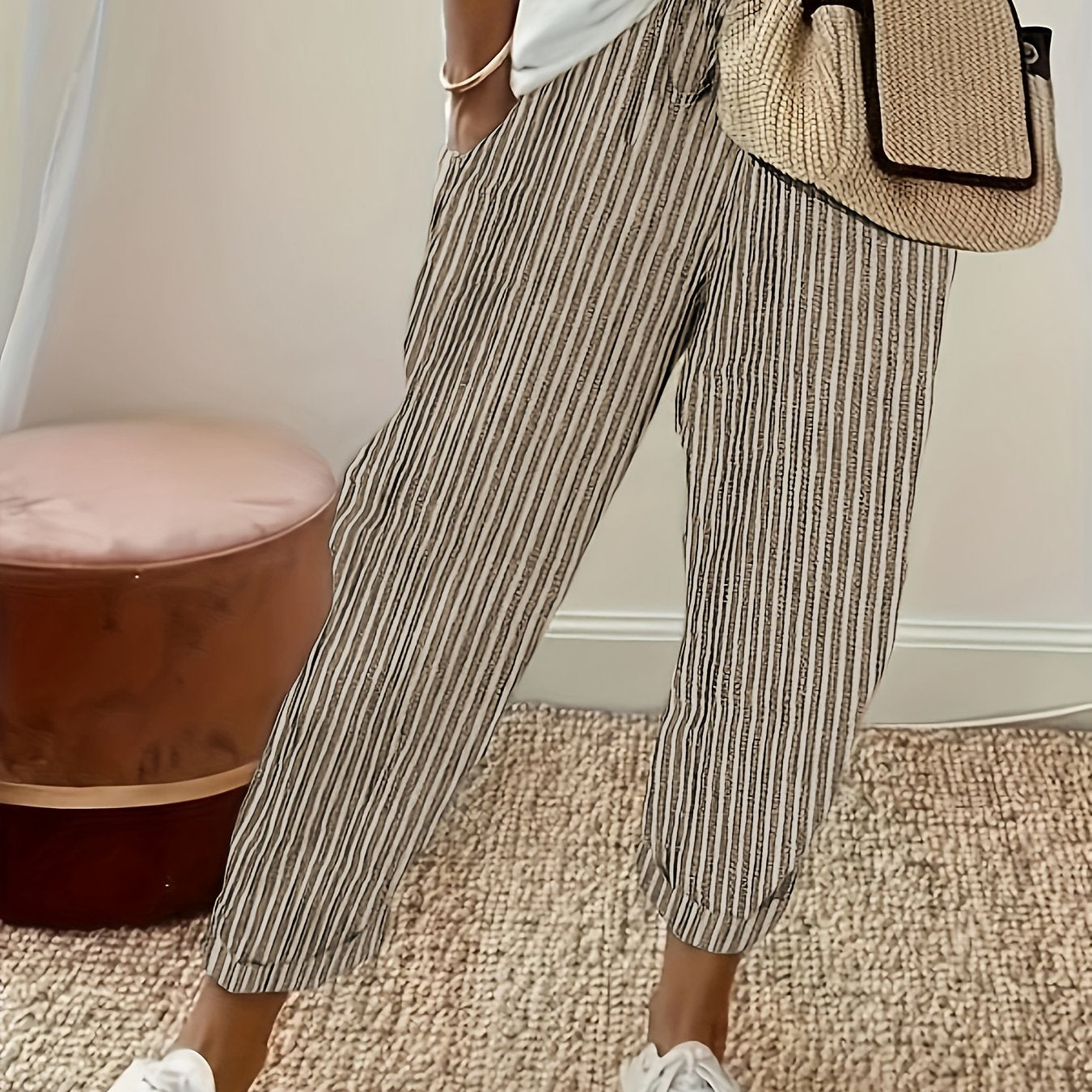 Sienna | Coastal Stripe Comfort Pants