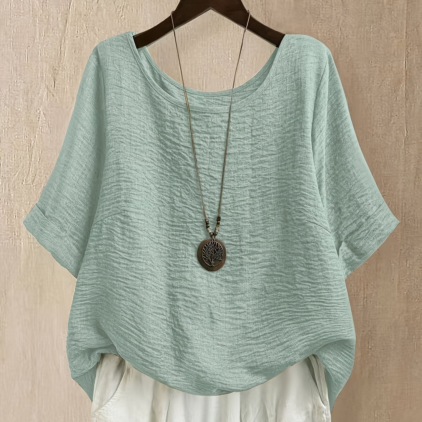 Elara™ | Effortless Oversized Comfort Blouse
