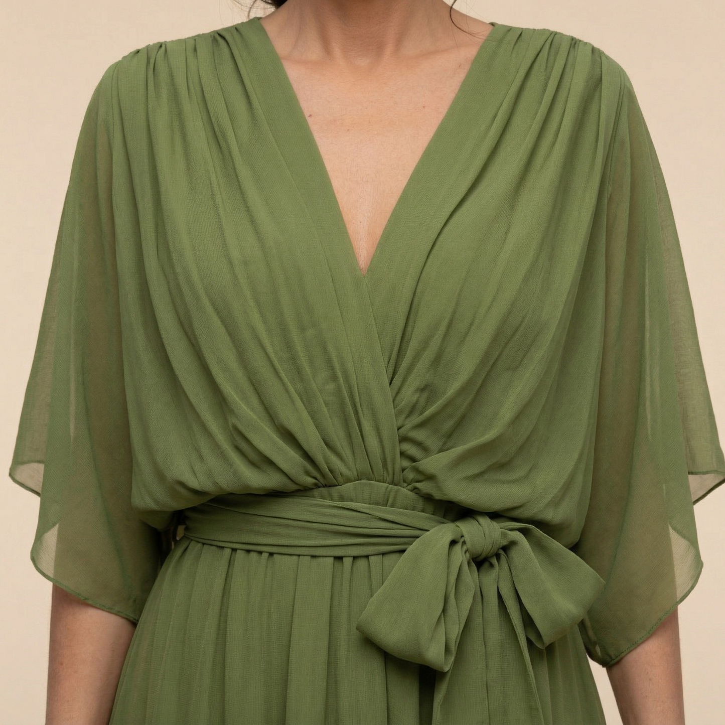 Sorena - Elegant V-Neck Maxi Dress