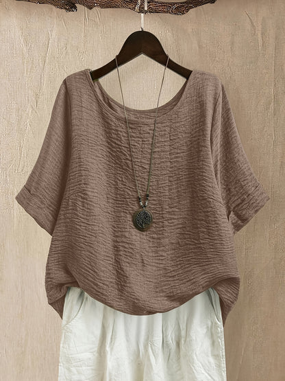 Elara™ | Effortless Oversized Comfort Blouse