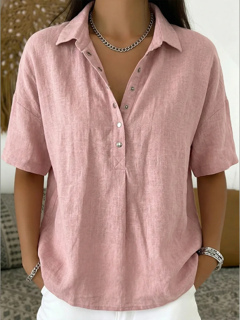 Oakley | Blouse with Collar and Button