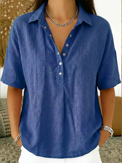 Oakley | Blouse with Collar and Button