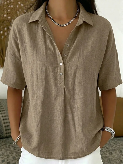 Oakley | Blouse with Collar and Button