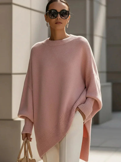 Mona | Cozy Oversized Knit Poncho Sweater