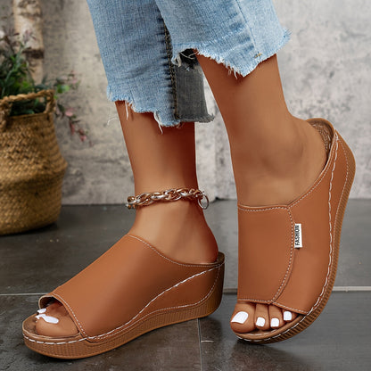 Isabelle | Comfortable Wedge Mule