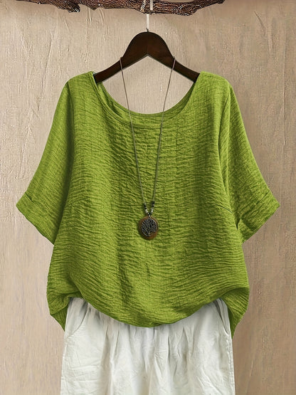 Elara™ | Effortless Oversized Comfort Blouse