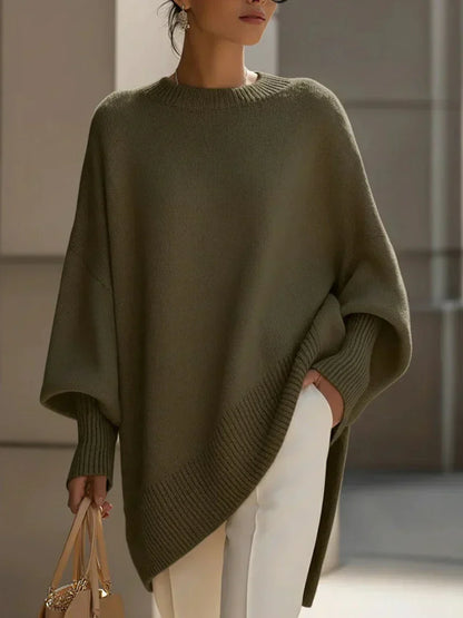 Mona | Cozy Oversized Knit Poncho Sweater