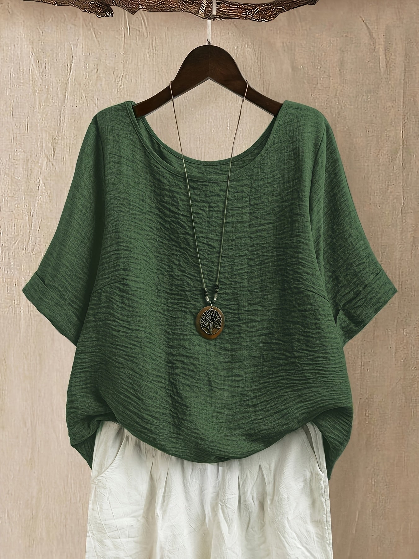 Elara™ | Effortless Oversized Comfort Blouse