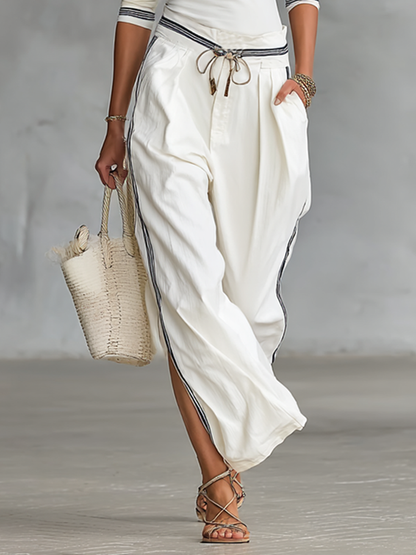 Sport Set Loose Pants with Drawstring
