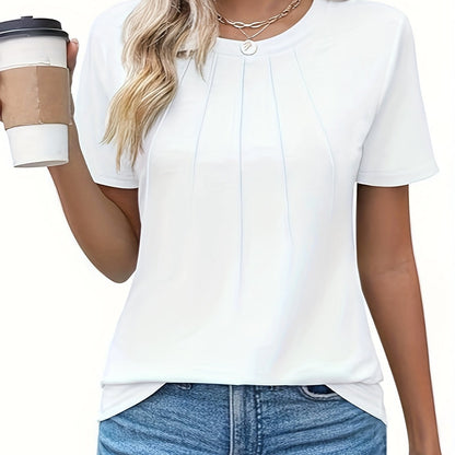 Seraphina | Effortless Pleated Comfort Tee
