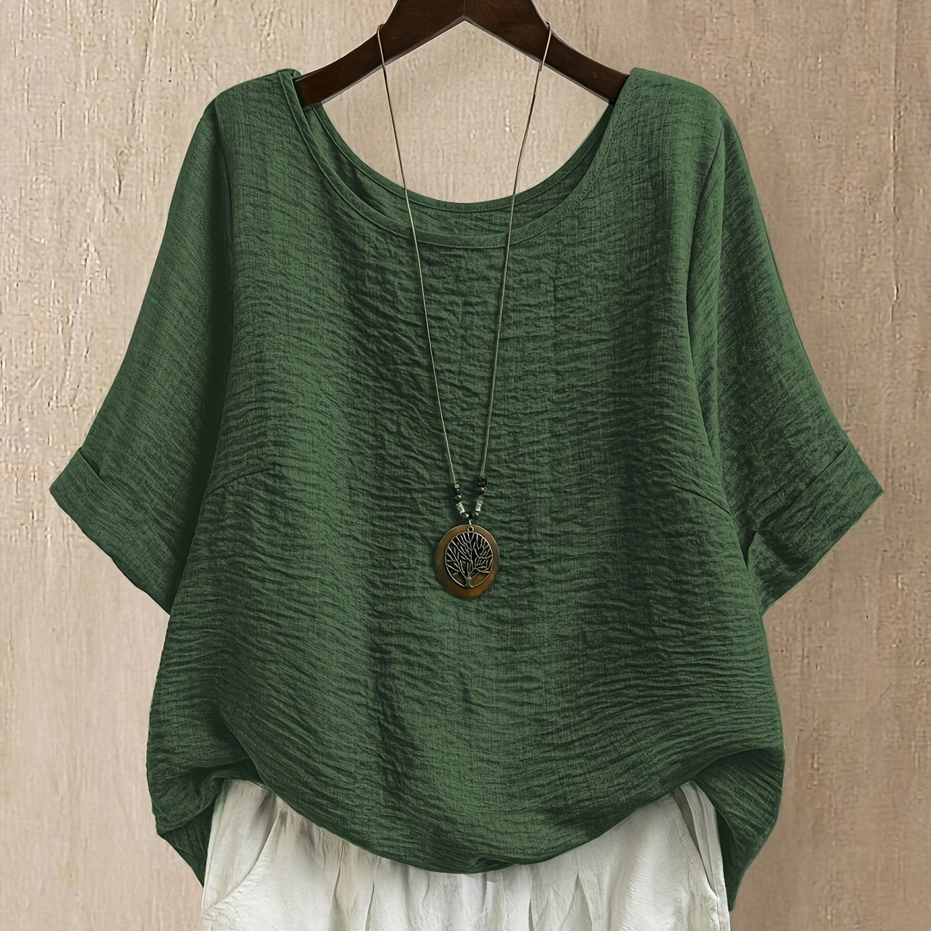 Elara™ | Effortless Oversized Comfort Blouse