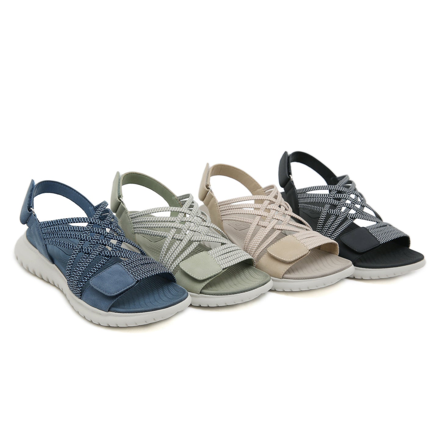 Soline | Sporty-Elegant Sandals with High Sole