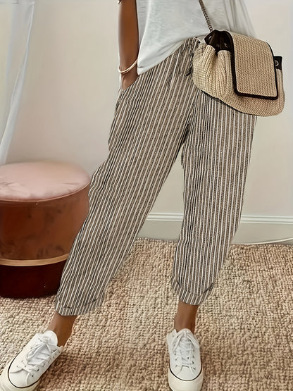 Sienna | Coastal Stripe Comfort Pants