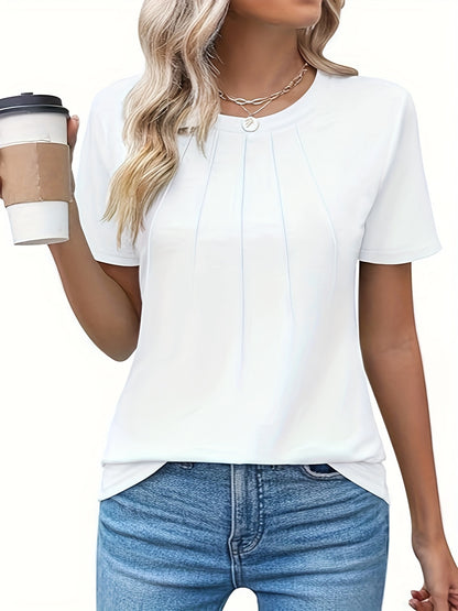 Seraphina | Effortless Pleated Comfort Tee