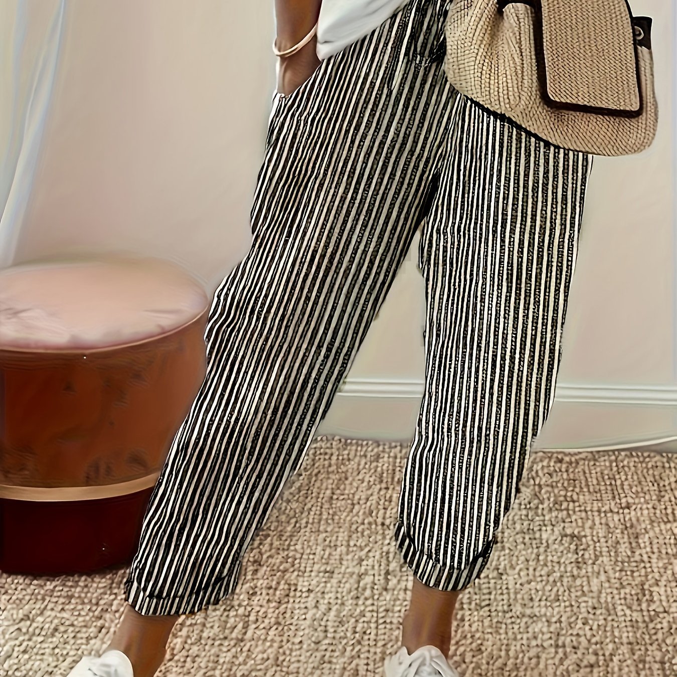 Sienna | Coastal Stripe Comfort Pants