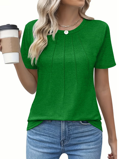 Seraphina | Effortless Pleated Comfort Tee
