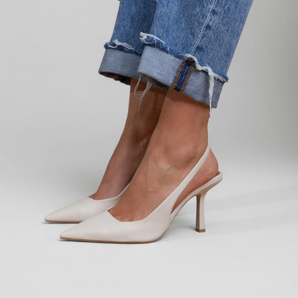 Élizabeth™ — Slingback pump stiletto heel Parisian elegance