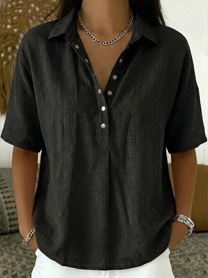 Oakley | Blouse with Collar and Button