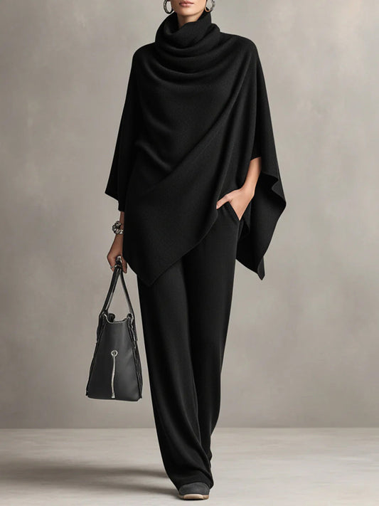 Helen™ | Elegant Drape Two-Piece Set