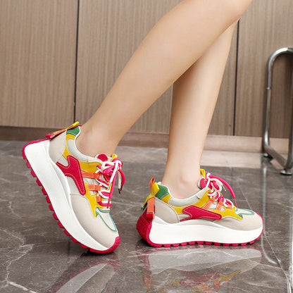 BRISSA™ - Comfy Breathable Lace up Running Sneakers