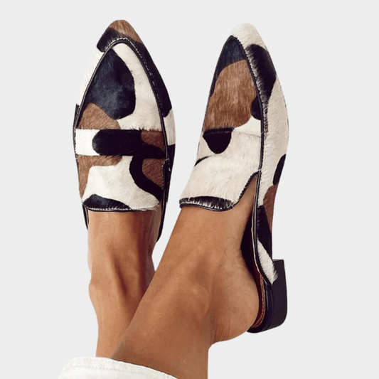 Rory | Chic Cowhide Loafers
