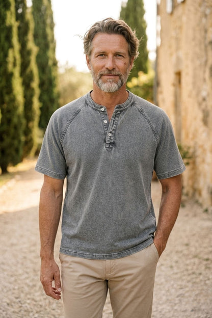 Mason | Vintage Henley Tee