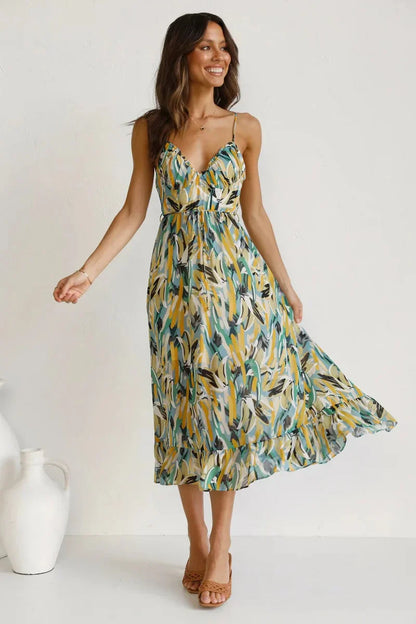 GABRIELLA | Printed Summer Dress with Fresh Comfort and Sunny Style