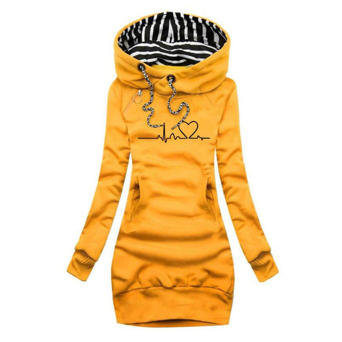 PATRICIA™ – Hooded Sweater Dress