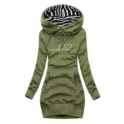 PATRICIA™ – Hooded Sweater Dress