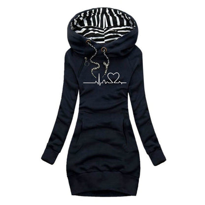 PATRICIA™ – Hooded Sweater Dress