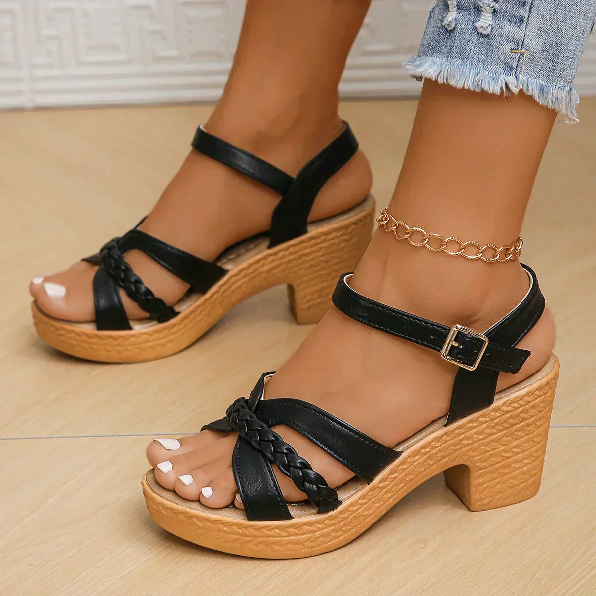 Gianna | Classic Sandals with Mid-Heel