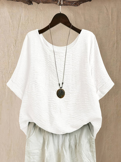 Elara™ | Effortless Oversized Comfort Blouse