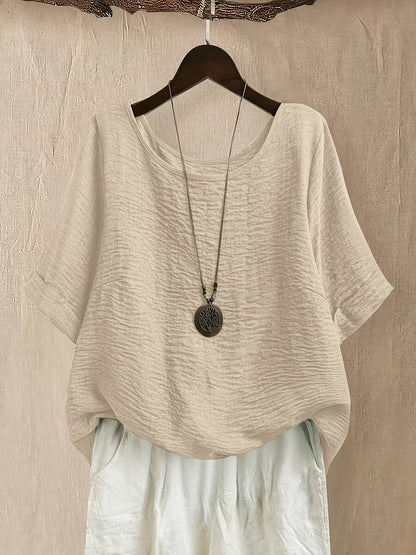 Elara™ | Effortless Oversized Comfort Blouse