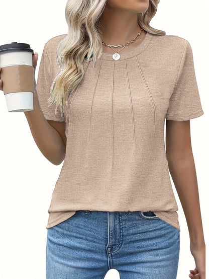 Seraphina | Effortless Pleated Comfort Tee