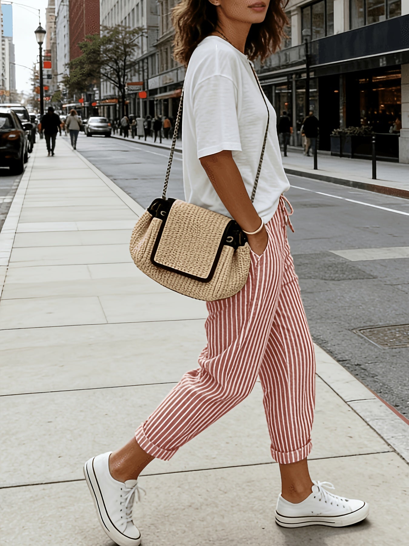 Sienna | Coastal Stripe Comfort Pants