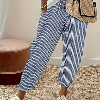 Sienna | Coastal Stripe Comfort Pants